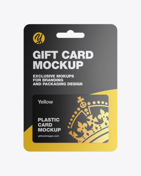 Plastic Card Pack Mockup