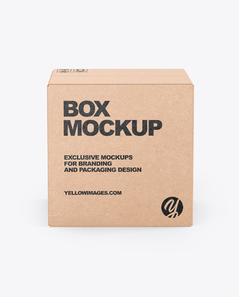 Kraft Box Mockup