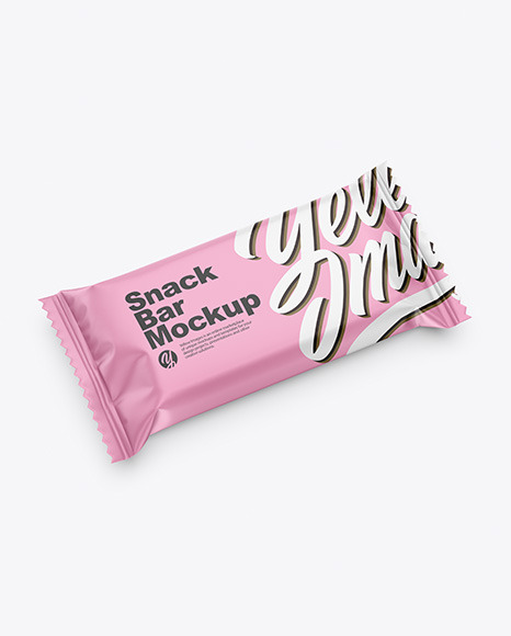 Matte Snack Bar Mockup