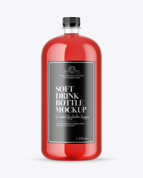 Soft Drink Bottle Mockup