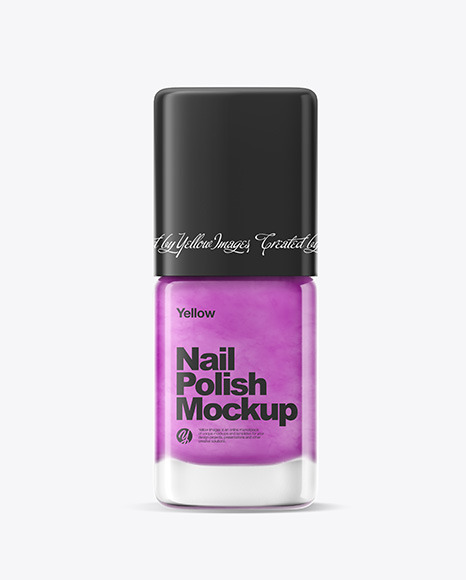 Nail Polish Mockup w/ Matte Cap