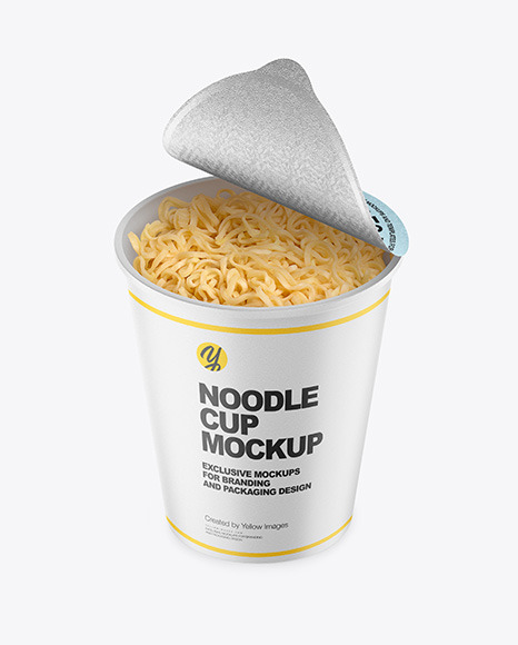 Cooked Noodle Cup Mockup