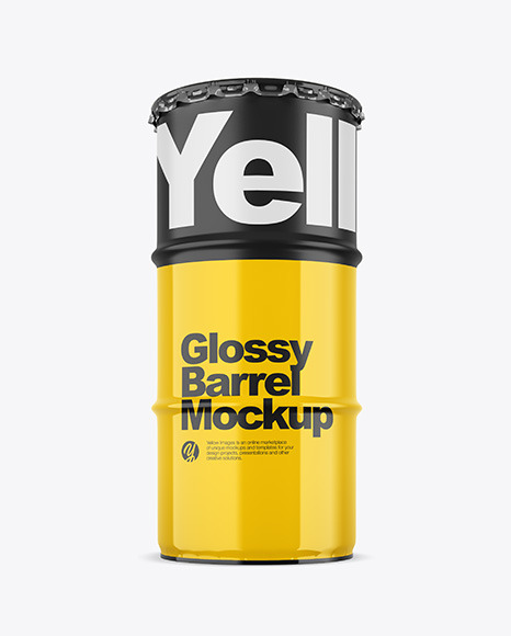 Glossy Barrel Mockup