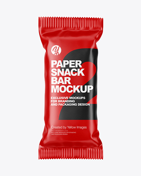 Paper Snack Bar Mockup