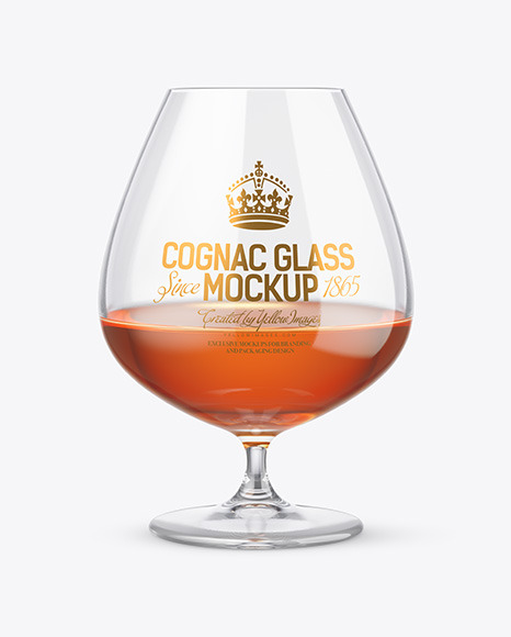 Cognac Glass Mockup