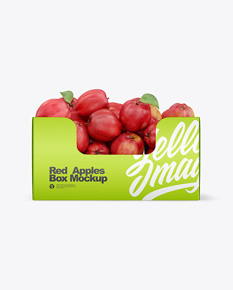 Box With Red Apples