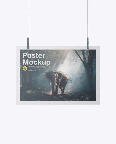 Textured A3 Poster Mockup