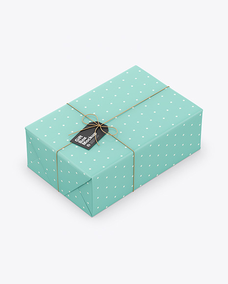 Gift Paper Box Mockup