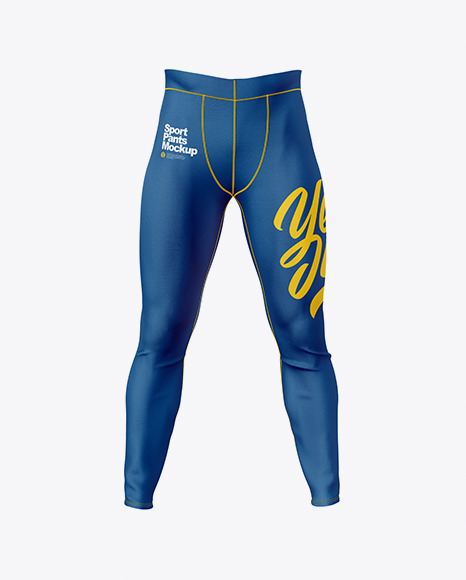 Compression Trousers Mockup – Front View