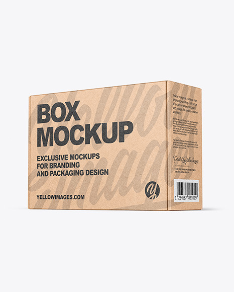 Kraft Box Mockup