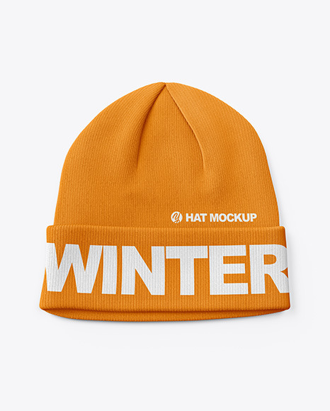 Winter Hat Mockup