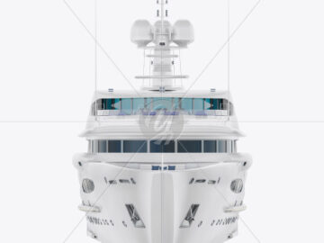 Yacht Mockup - Front View