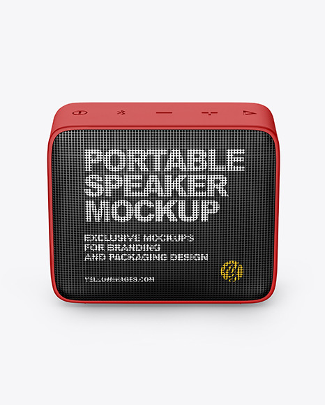 Portable Speaker Mockup