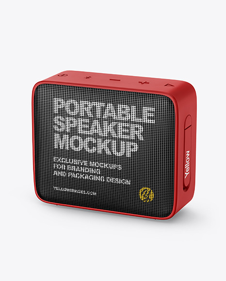Portable Speaker Mockup