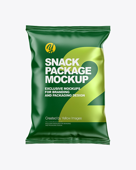 Paper Snack Package Mockup