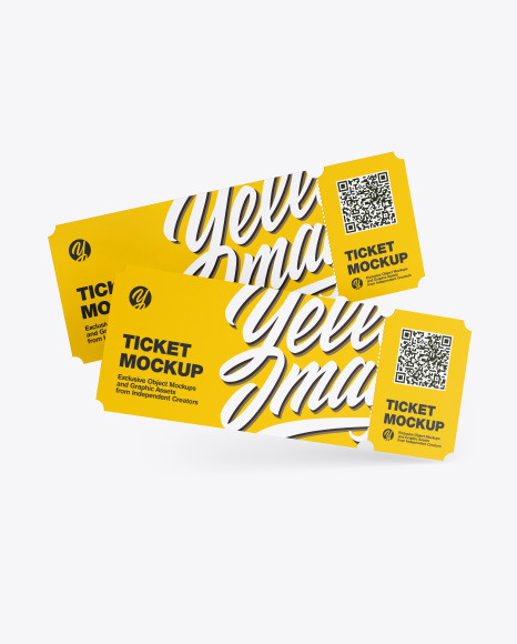 Two Tickets Mockup