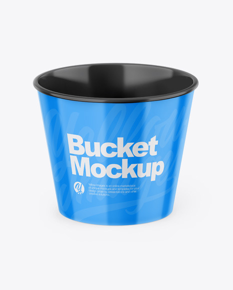 Glossy Bucket Mockup