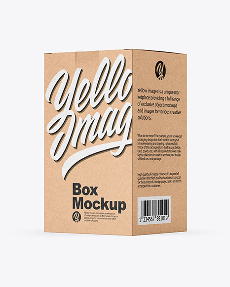 Kraft Box Mockup