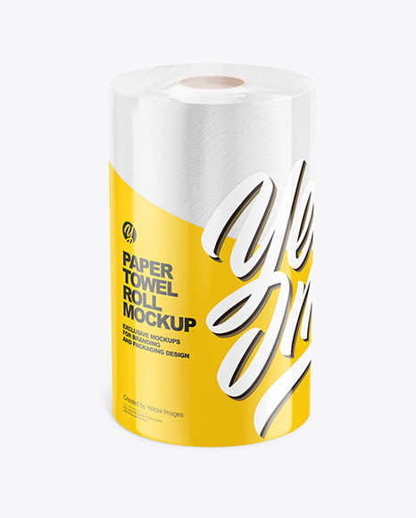 Paper Towel Roll Mockup