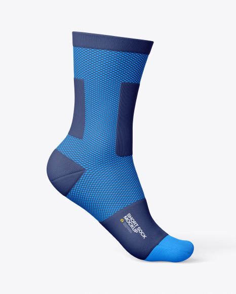 Compression Short Sock Mockup