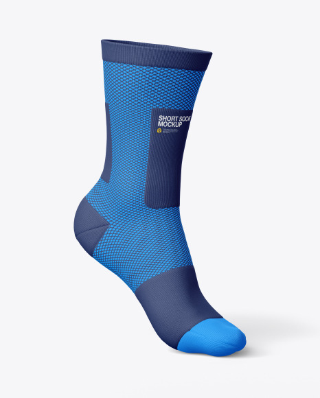 Compression Short Sock Mockup