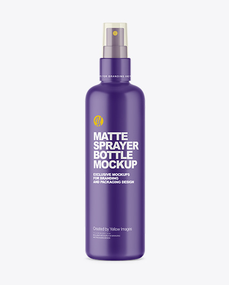 Matte Cosmetic Sprayer Bottle Mockup