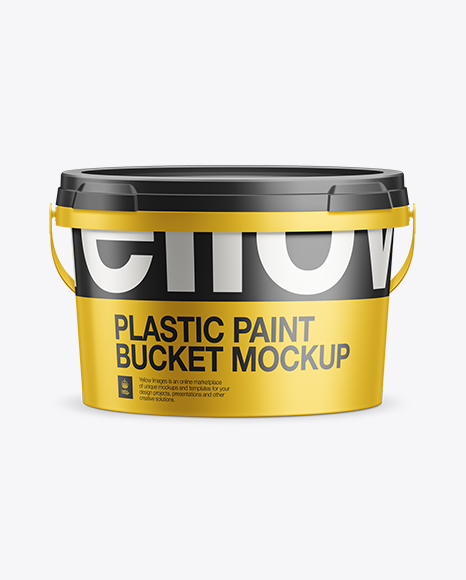 10L Paint Bucket Mockup