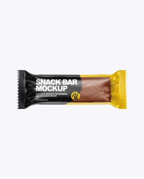Chocolate Snack Bar Mockup