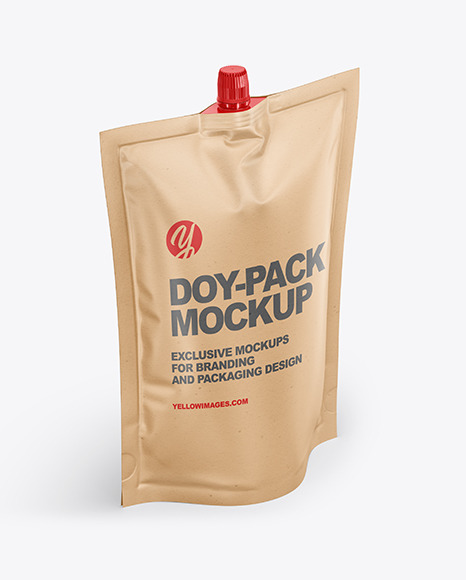 Kraft Doy-Pack Mockup