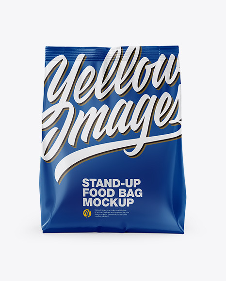 Stand-Up Bag Mockup - Front View