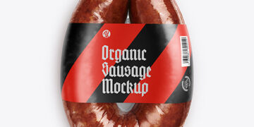 Dark Krakowska Sausage Mockup