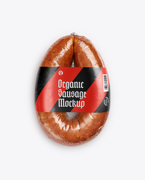 Krakowska Sausage Mockup