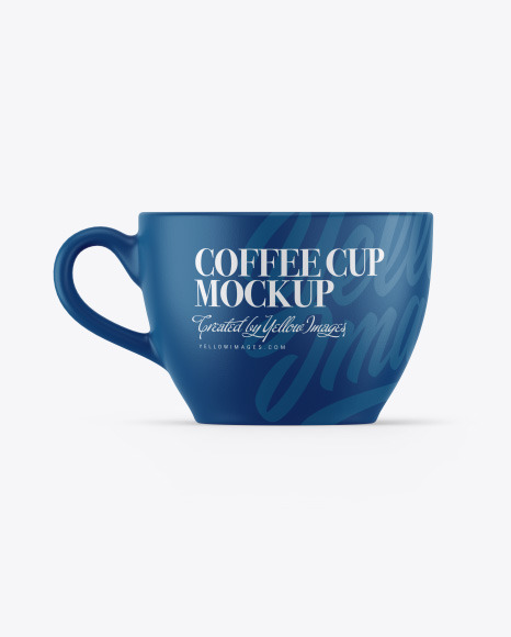 Ceramic Coffee Cup Mockup