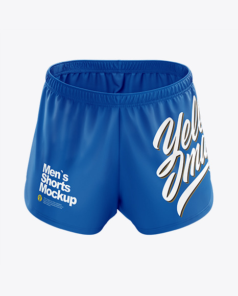 Men’s Split Shorts mockup (Front View)