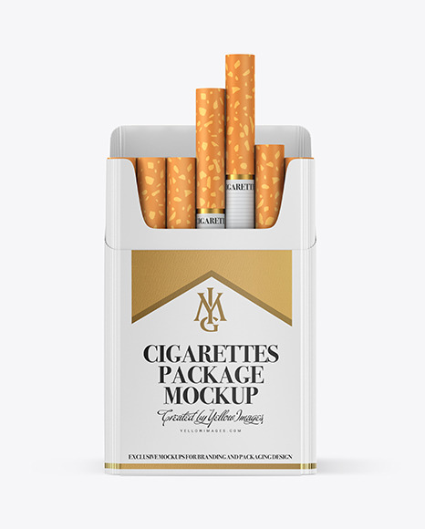 Paper Cigarette Pack Mockup