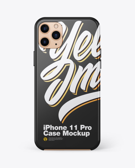 IPhone 11 Pro Glossy Case Mockup