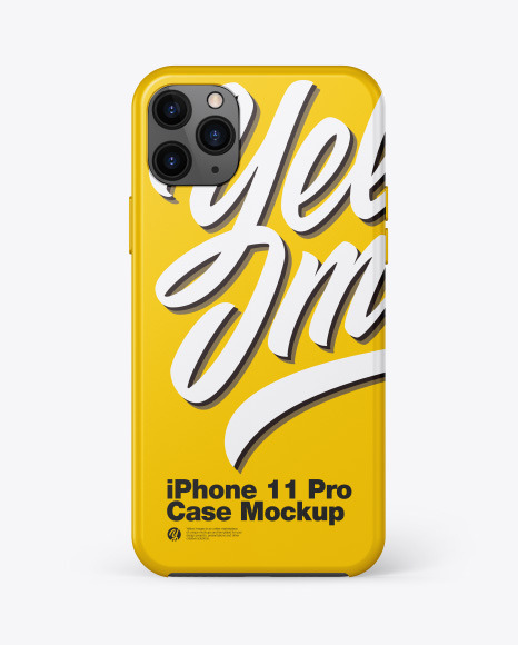 IPhone 11 Pro Matte Case Mockup