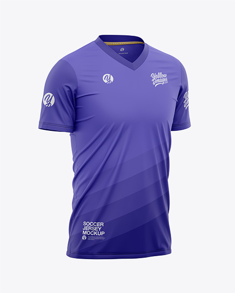V-Neck Soccer Jersey T-Shirt