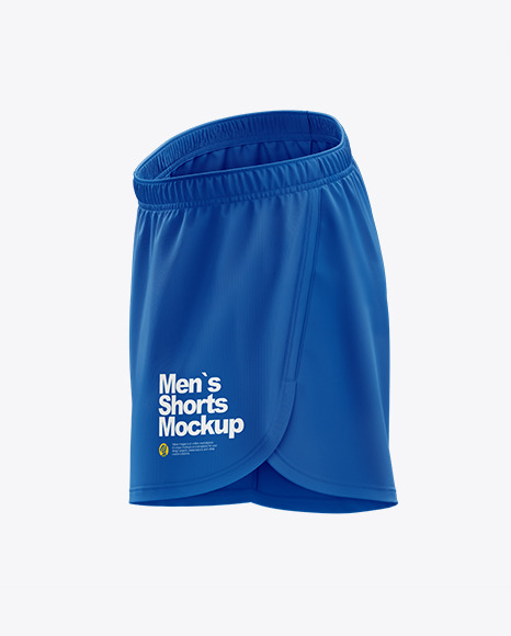 Men’s Split Shorts mockup (Side View)