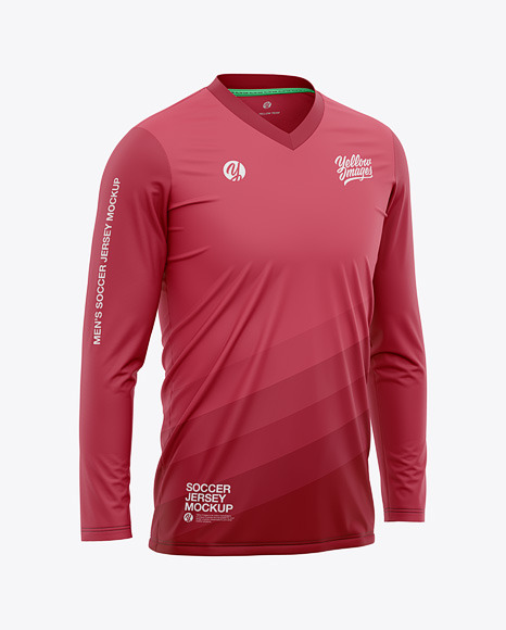 Long Sleeve Soccer Jersey - Football T-Shirt