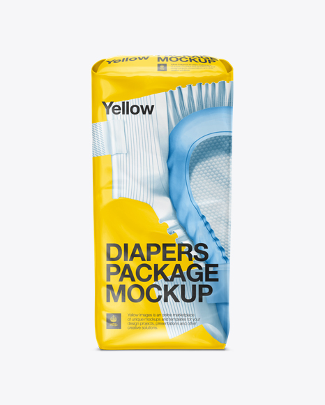 Diapers Small Pack Mockup