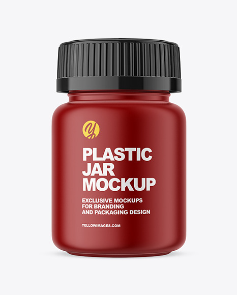 Plastic Jar Mockup
