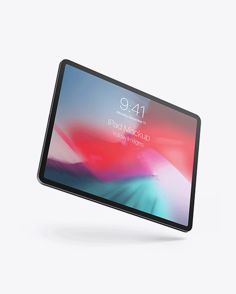 Apple iPad Pro 2018 12.9 Mockup
