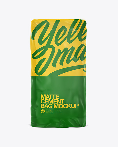 Matte Cement Bag Mockup