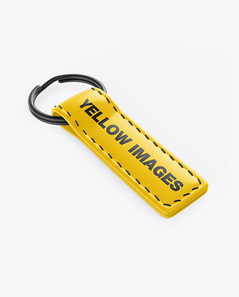 Glossy Keychain Mockup