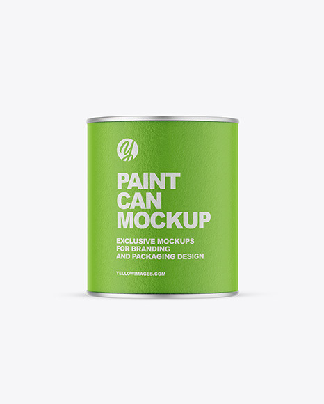 Textured Paint Can Mockup