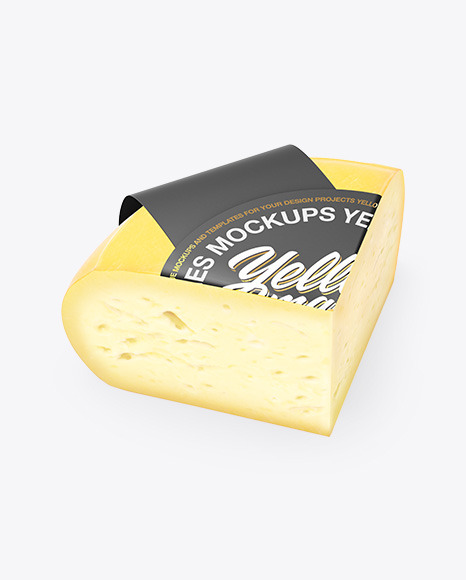 Quarter of Cheese Mockup