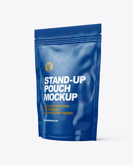 Glossy Stand-up Pouch Mockup