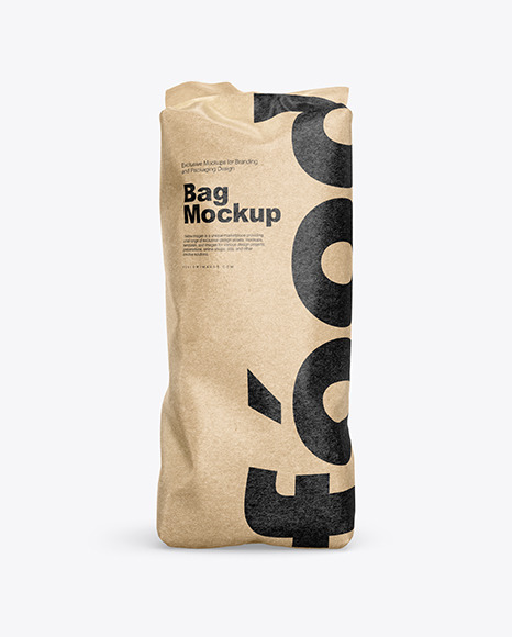 Kraft Coffee Bag Mockup