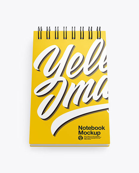 Matte Notebook Mockup